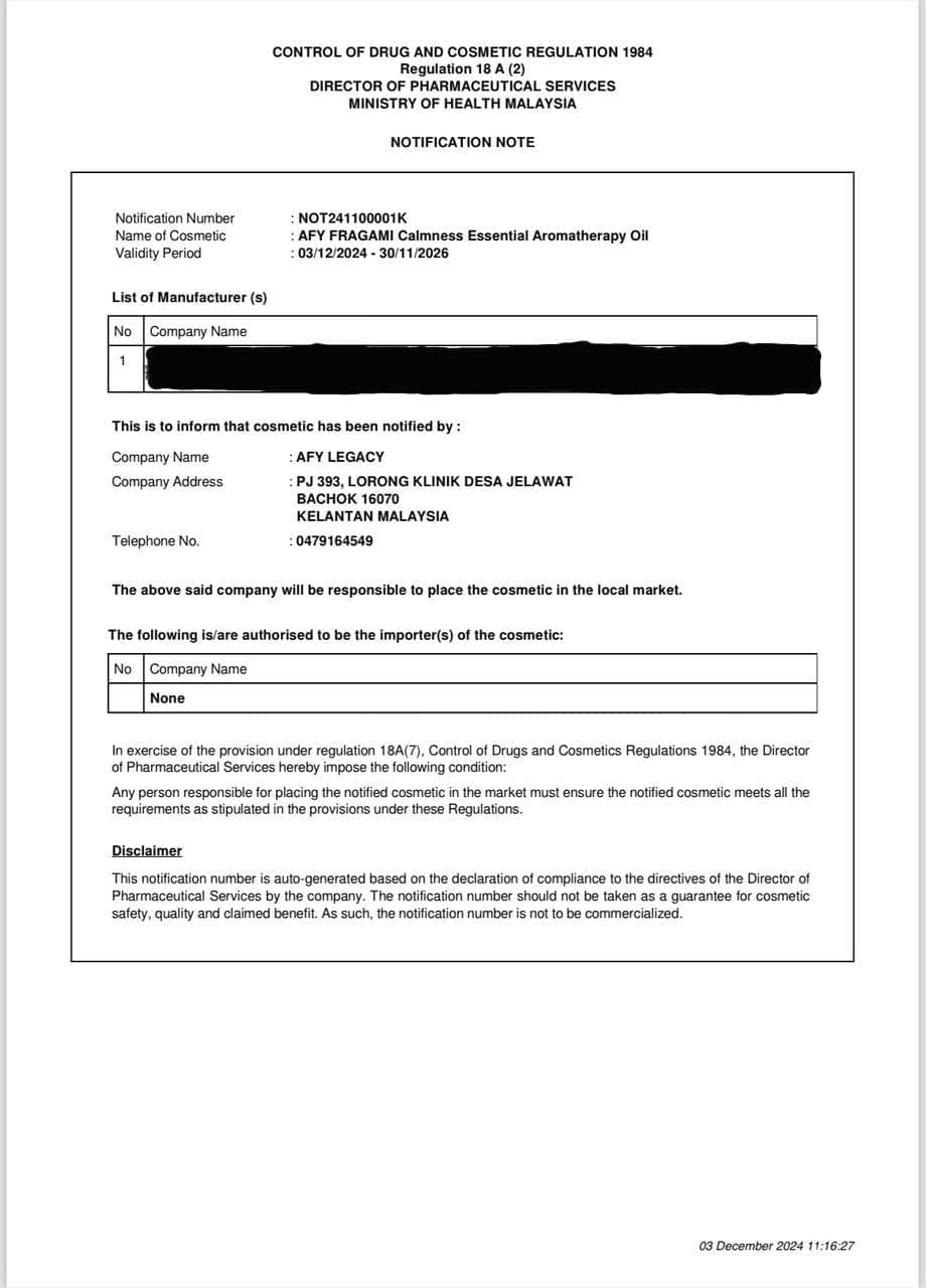 KKM Cert