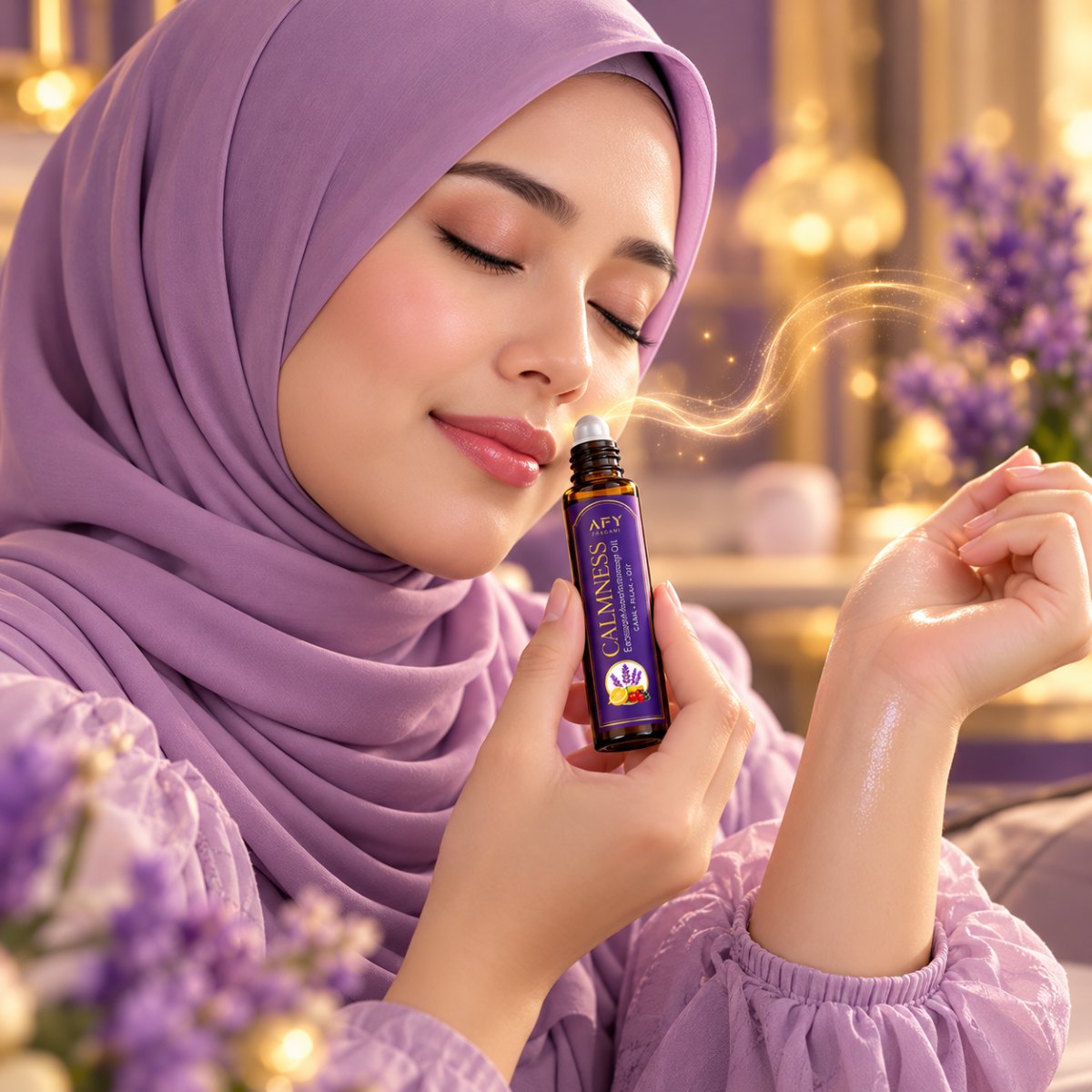Cara guna: sapu dan hidu